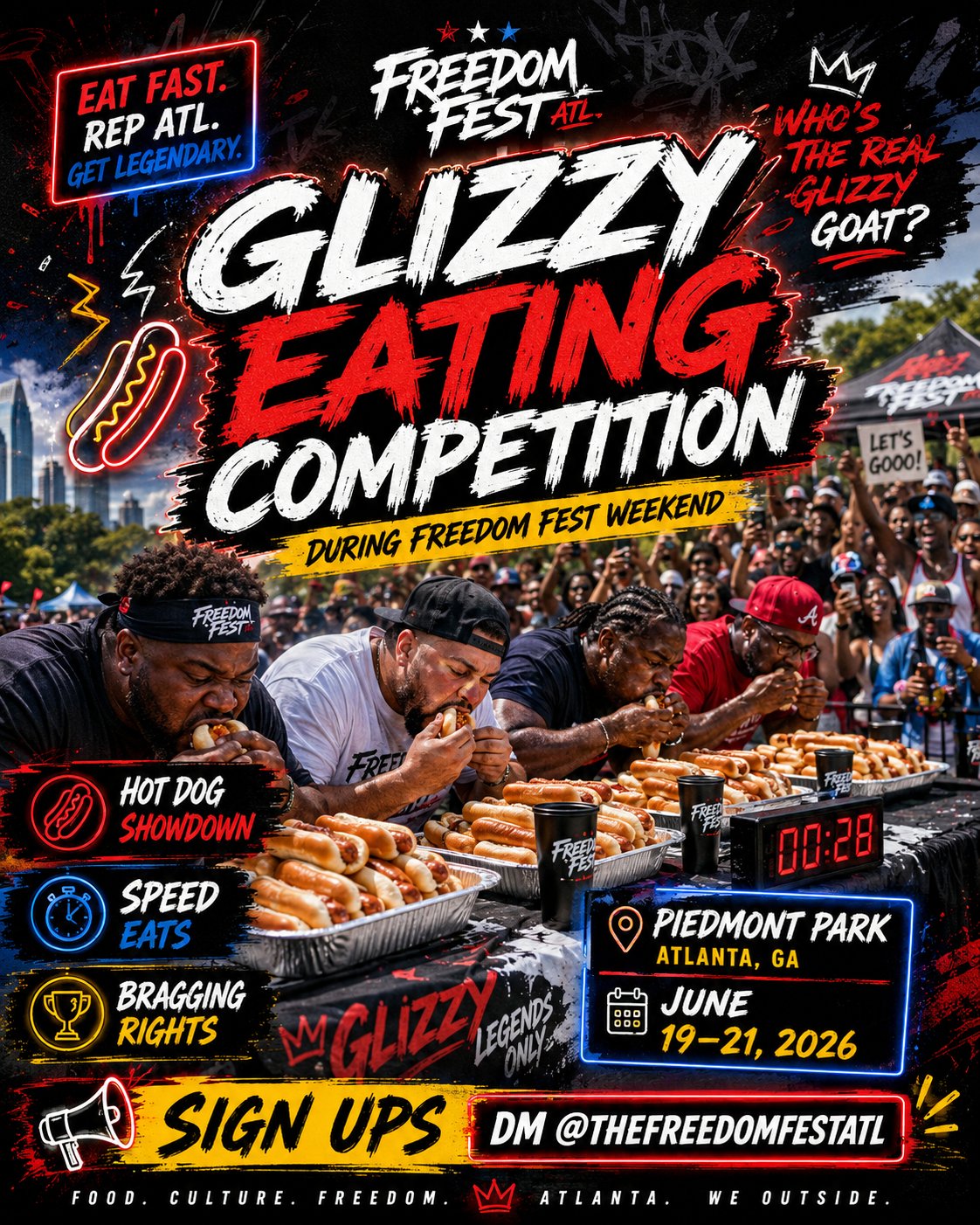 Glizzy Eating